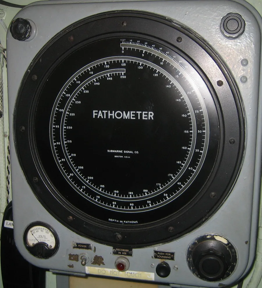 Fathometer instrument made by Submarine Signal Company of Boston